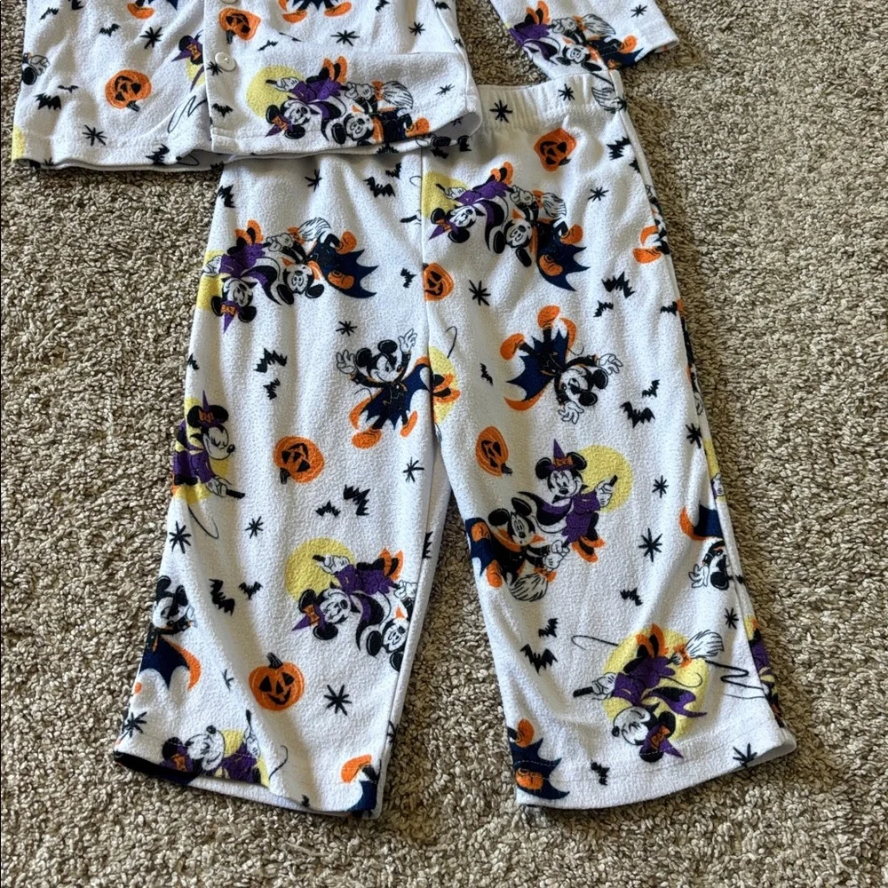 Disney Halloween Kids Pajama Set - White, Black, Orange, Purple